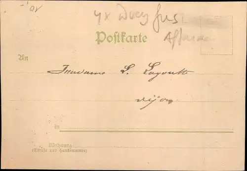 Künstler Ak Dreyfus Affäre, Zola Esterhazy, Die verschleierte Dame Nr. 4, Des Rätsels Lösung