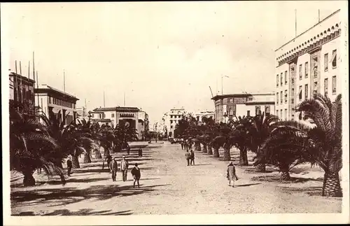 Ak Rabat Marokko, La Place Lyautey