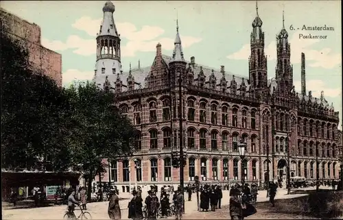 Ak Amsterdam Nordholland Niederlande, Postkantoor