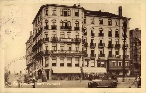 Ak Wenduine Wenduyne De Haan Westflandern, Grand Hotel Pauwels