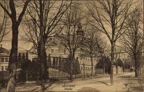 Ak Verviers Wallonien Lüttich, Krankenhaus