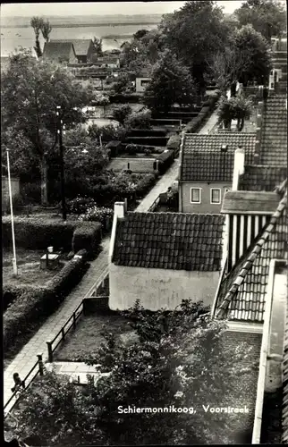 Ak Schiermonnikoog Friesland Niederlande, Voorstreek, Luftbild