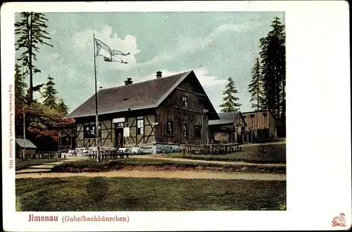 Ak Ilmenau in Thüringen, Gabelbachhäuschen