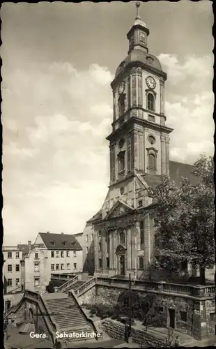 Ak Gera in Thüringen, Salvatorkirche