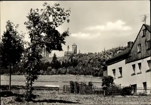 Ak Bärenstein im Erzgebirge, Unterkunftshaus auf dem Bärenstein