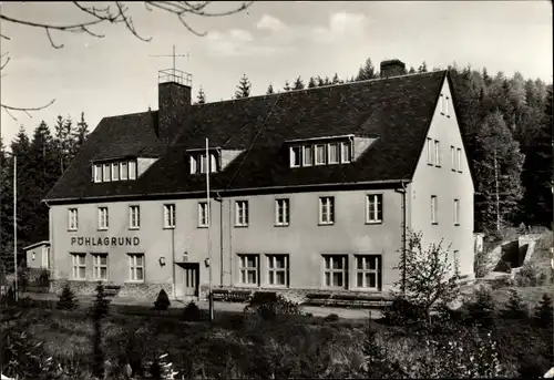 Ak Kühberg Bärenstein im Erzgebirge, Zentrag Ferienheim Pöhlagrund