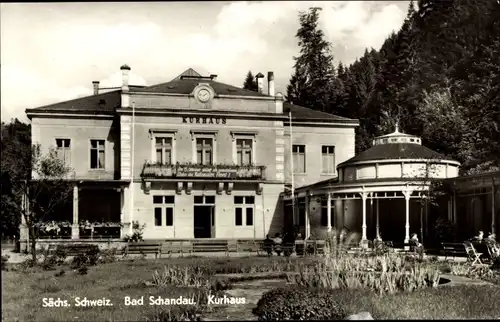 Ak Bad Schandau Sächsische Schweiz, Kurhaus