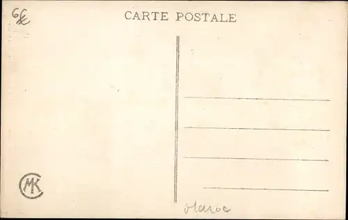 Ak Marokko, Type Mauresque, Maghreb