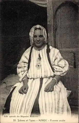 Ak Marokko, Femme Arabe, Maghreb