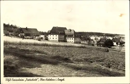 Ak Ober Holzhau Rechenberg Bienenmühle Erzgebirge, FDGB-Ferienheim Fortschritt