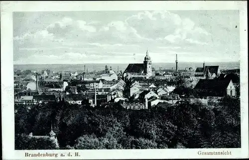 Ak Brandenburg an der Havel, Gesamtansicht