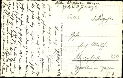 Ak Jüterbog in Brandenburg, Blick durchs Dammtor