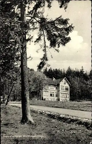 Ak Wolfshagen Langelsheim am Harz, Jugendherberge