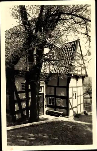 Foto Ak Tecklenburg am Teutoburger Wald Westfalen, Fachwerkhäuser