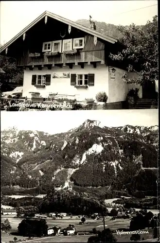 Ak Hohenaschau Aschau im Chiemgau Oberbayern, Panorama, Landhaus Kampenblick