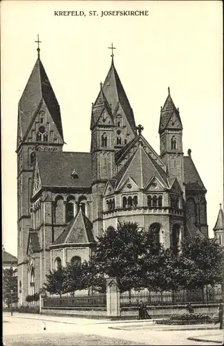 Ak Krefeld am Niederrhein, St. Josefskirche