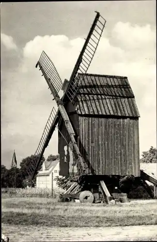 Ak Arendsee in der Altmark, alte Mühle, Windmühle