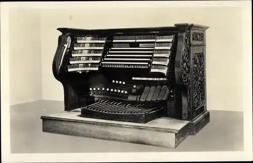 Ak Passau in Niederbayern, Hauptspieltisch der großen Passauer Domorgel