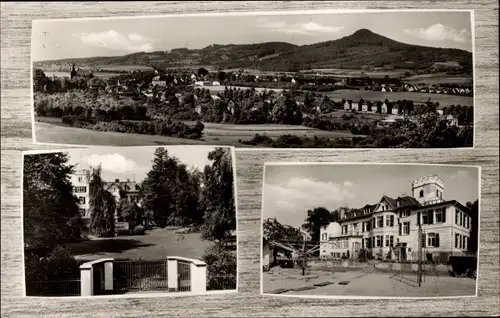 Ak Oberpleis Königswinter am Rhein, Mathildenheim, Panorama, Eingangstor