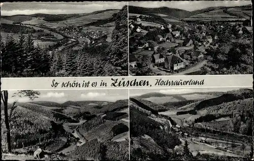 Ak Züschen Winterberg im Sauerland, Ort, Umgebung