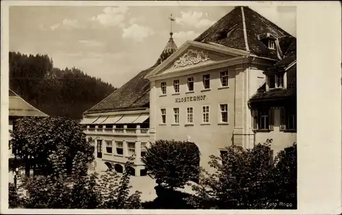 Ak Sankt Blasien im Schwarzwald, Hotel-Pension Klosterhof