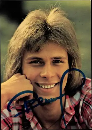 Ak Sänger Benny, Portrait