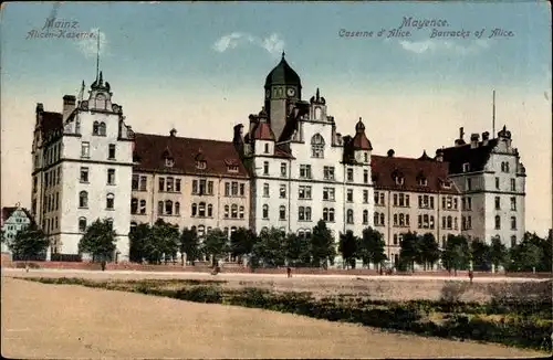 Ak Mainz am Rhein, Mayence, Alicen Kaserne