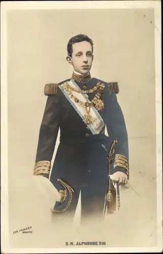 Ak Alfonso XIII, König Alfons XIII. von Spanien