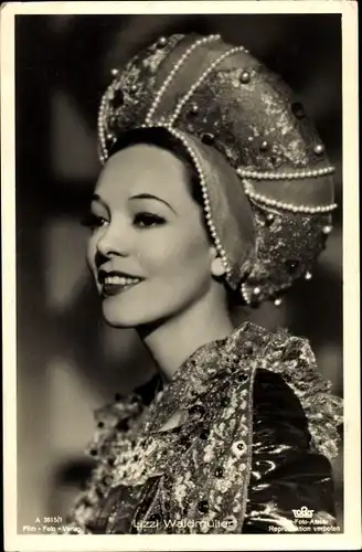 Ak Schauspielerin Lizzi Waldmüller, Portrait