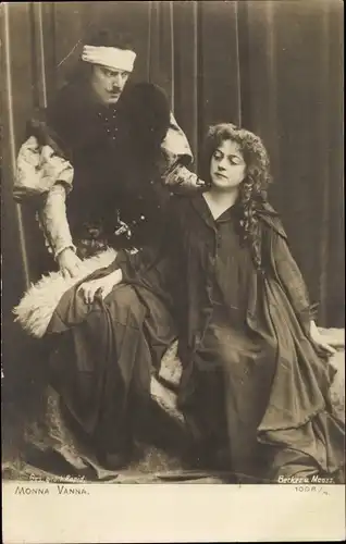 Ak Schauspielerin Theresina Gessner in Monna Vanna
