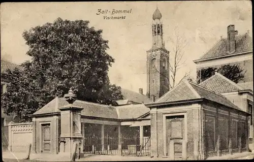 Ak Zaltbommel Gelderland, Vischmarkt