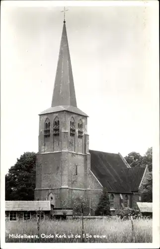 Ak Middelbeers Nordbrabant Niederlande, Oude Kerk