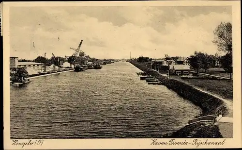 Ak Hengelo Overijssel Niederlande, Haven Twente-Rijnkanaal