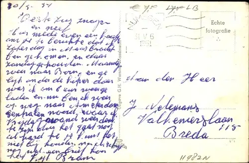 Ak Maasbracht Limburg Niederlande, Haven