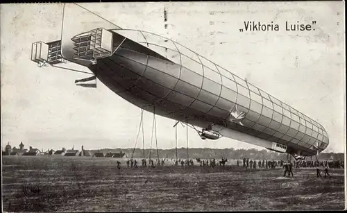 Ak Zeppelin Luftschiff Viktoria Luise