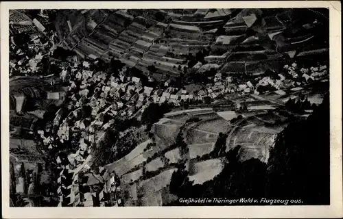 Ak Gießübel in Thüringen, Luftaufnahme