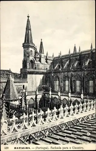 Ak Batalha Portugal, Fachada para o Claustro
