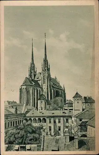 Ak Brno Brünn Südmähren, Petrov, Kirche