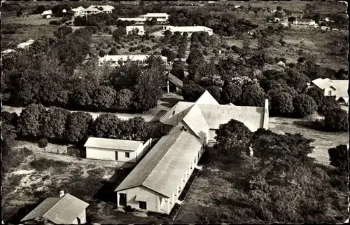 Ak Bouar Zentralafrikanische Republik, Monastere des Clarisses, Fliegeraufnahme