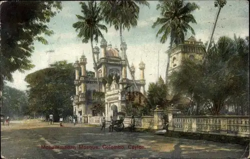 Ak Colombo Ceylon Sri Lanka, Mohammadan Mosque