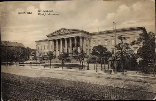 Ak Budapest Ungarn, Königliches Museum