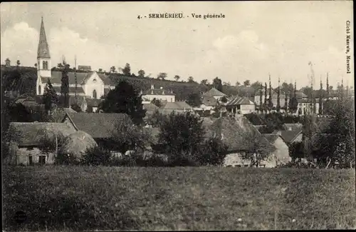 Ak Sermérieu Isère, Vue generale