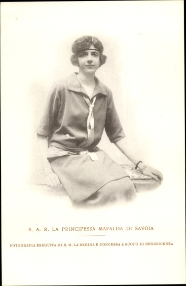 Ak Principessa Mafalda di Savoia, Italienisches Königshaus Nr. 2595772