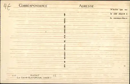 Ak Rabat Marokko, La Gare
