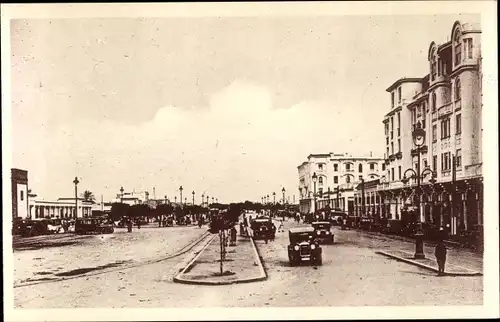 Ak Rabat Marokko, Boulevard Gallieni