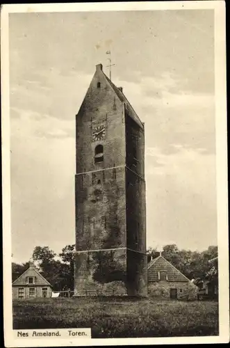 Ak Nes Ameland Friesland Niederlande, Toren