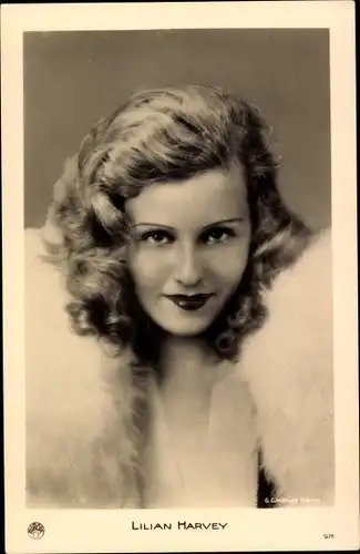 Ak Schauspielerin Lilian Harvey, Portrait