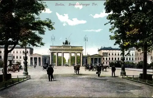 Ak Berlin Mitte, Brandenburger Tor