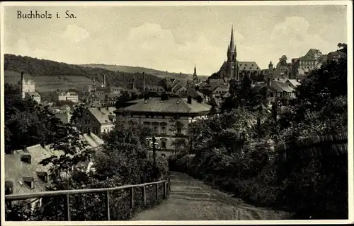 Ak Annaberg Buchholz Erzgebirge, Teilansicht Buchholz