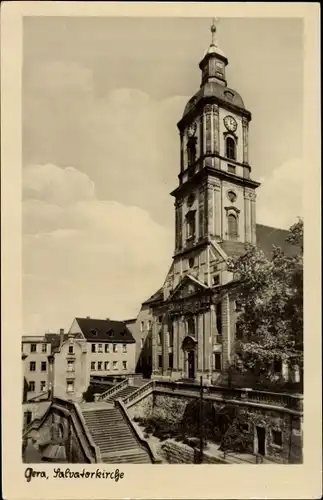 Ak Gera in Thüringen, Salvatorkirche